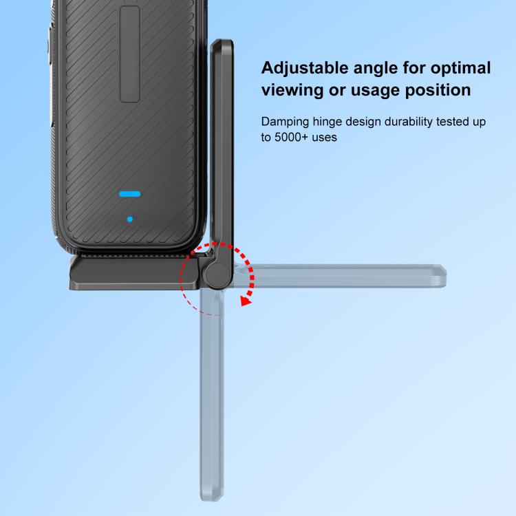 PULUZ Folding Magnetic Mount Base L Bracket For Insta360 X4 / X5 / DJI Pocket 4 / 3  - Black