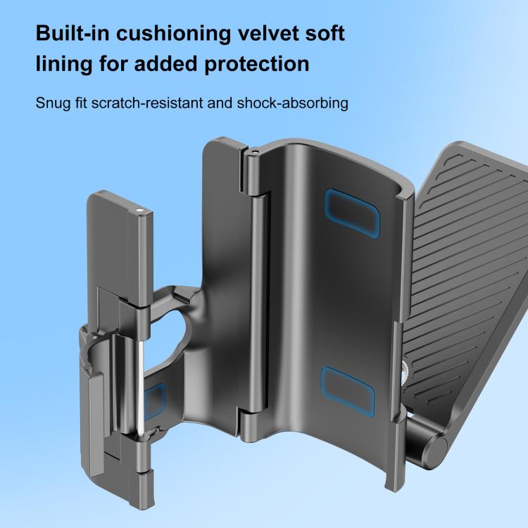 For DJI Osmo Pocket 3 PULUZ Folding Magnetic Mount Base Bracket  - Black