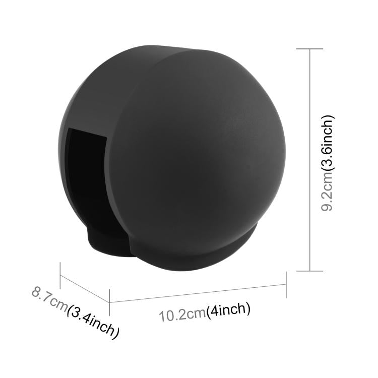 For Insta360 X5 PULUZ Invisible Dive Case Lens Guard Silicone Protective Lens Cap Cover