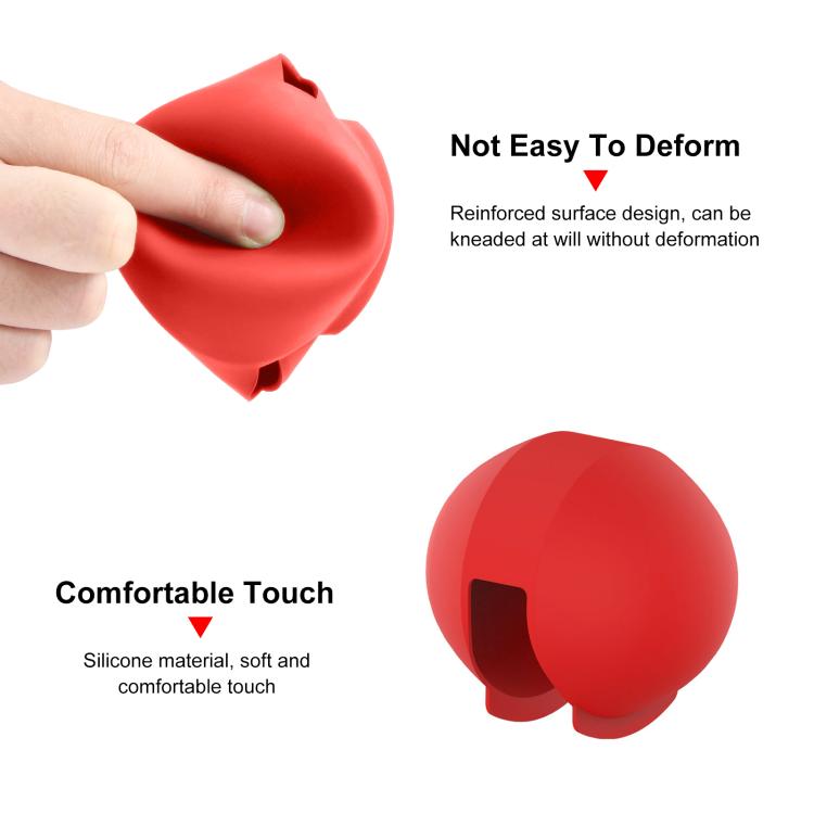 For Insta360 X5 PULUZ Invisible Dive Case Lens Guard Silicone Protective Lens Cap Cover