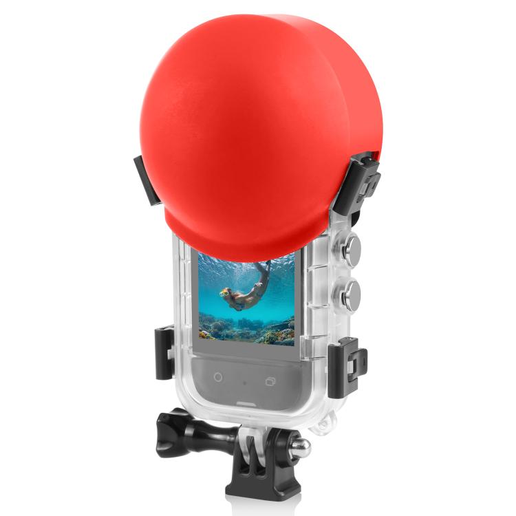 For Insta360 X5 PULUZ Invisible Dive Case Lens Guard Silicone Protective Lens Cap Cover