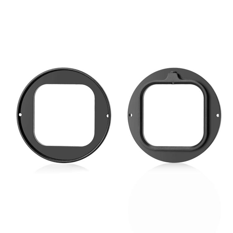 For Insta360 Ace Pro 2 PULUZ 52mm UV Lens Filter Adapter Ring with Lens Cover  - Black