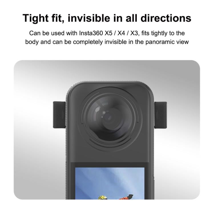 For Insta360 X5 / X4 / X3 PULUZ 6pcs Noise Reduction Windshield Foam Gasket  - Black