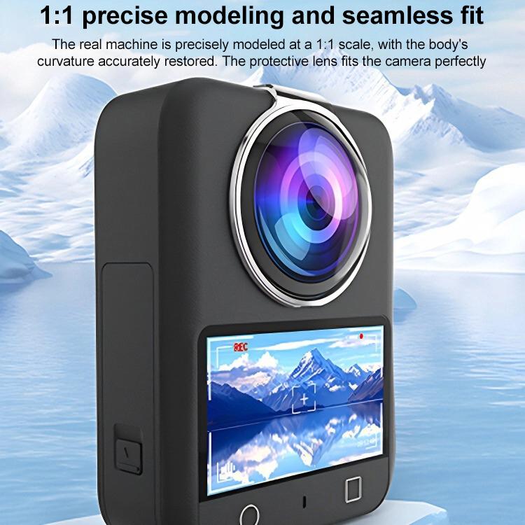 For DJI Osmo 360 PULUZ Lens Guard PC Protective Cover  - Transparent