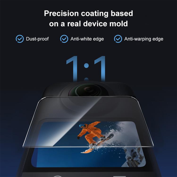 For DJI Osmo 360 PULUZ Screen Explosion-proof Tempered Glass Films  - Transparent