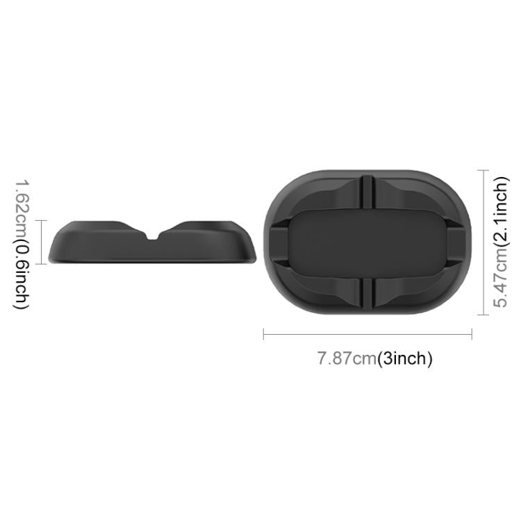 For DJI Osmo 360 PULUZ Desktop Silicone Base Stand  - Black