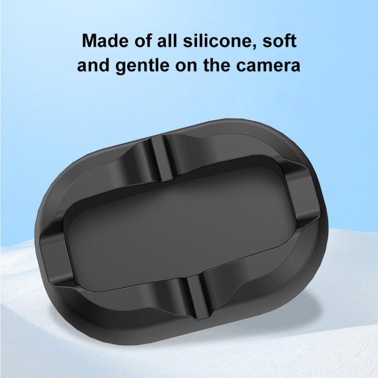 For DJI Osmo 360 PULUZ Desktop Silicone Base Stand  - Black