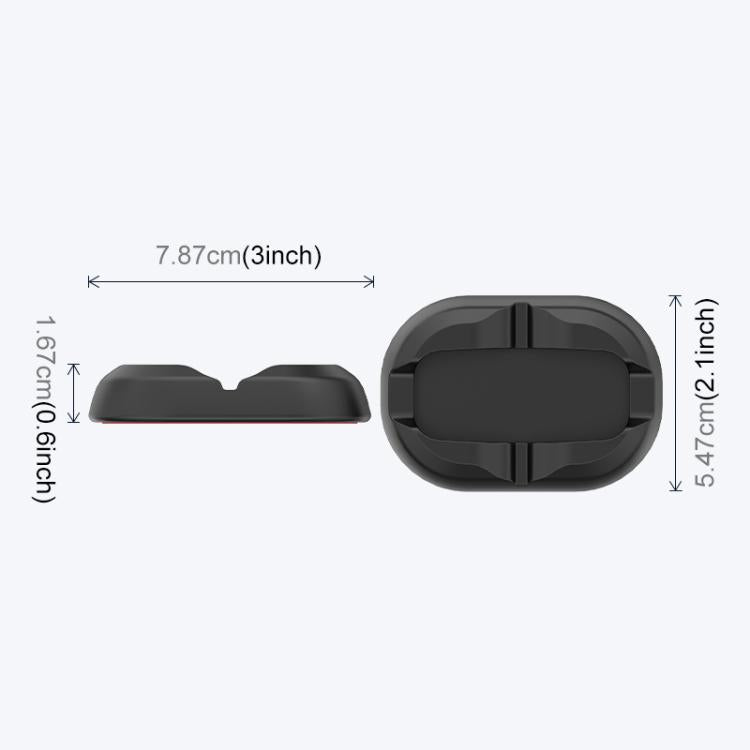 For DJI Osmo 360 PULUZ Car Plastic Base Stand  - Black
