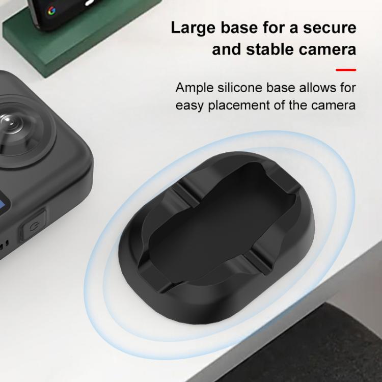 For DJI Osmo 360 PULUZ Car Plastic Base Stand  - Black