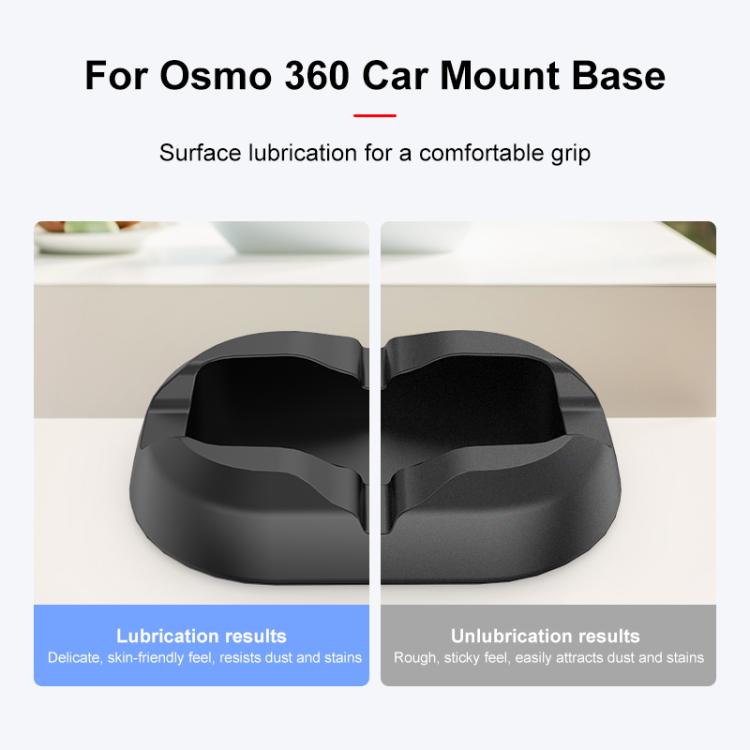 For DJI Osmo 360 PULUZ Car Plastic Base Stand  - Black