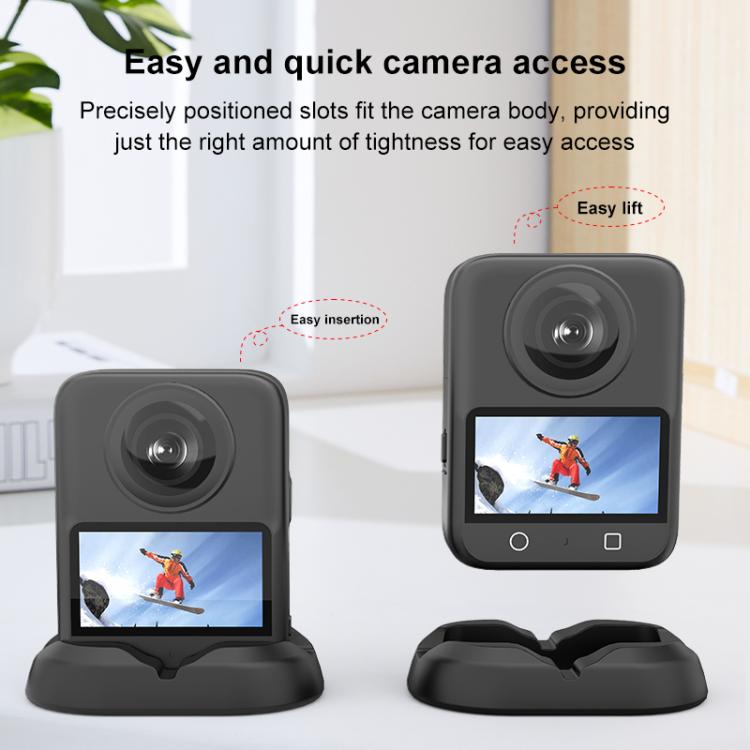 For DJI Osmo 360 PULUZ Car Plastic Base Stand  - Black