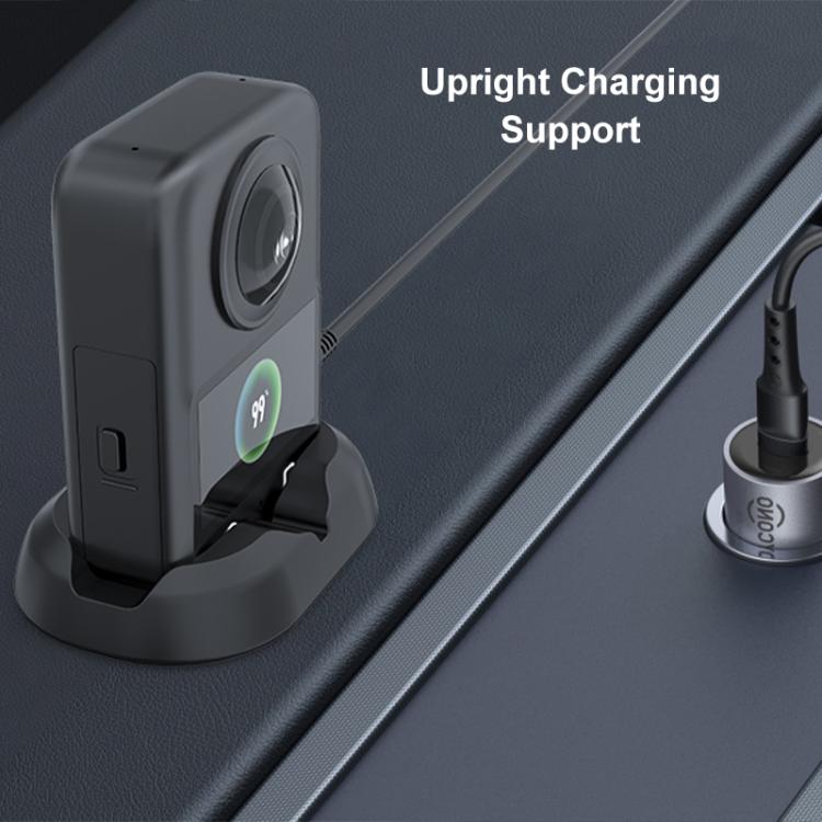 For DJI Osmo 360 PULUZ Car Plastic Base Stand  - Black