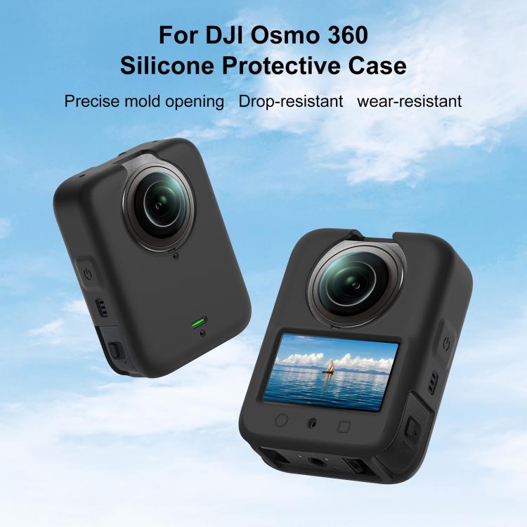 For DJI Osmo 360 PULUZ Silicone Body Protective Cover with Lens Cover