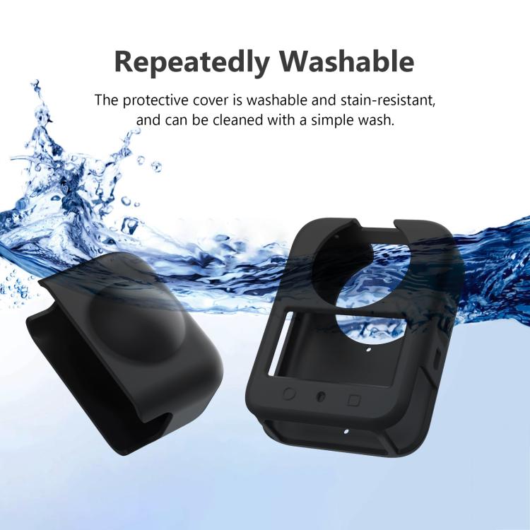 For DJI Osmo 360 PULUZ Silicone Body Protective Cover with Lens Cover