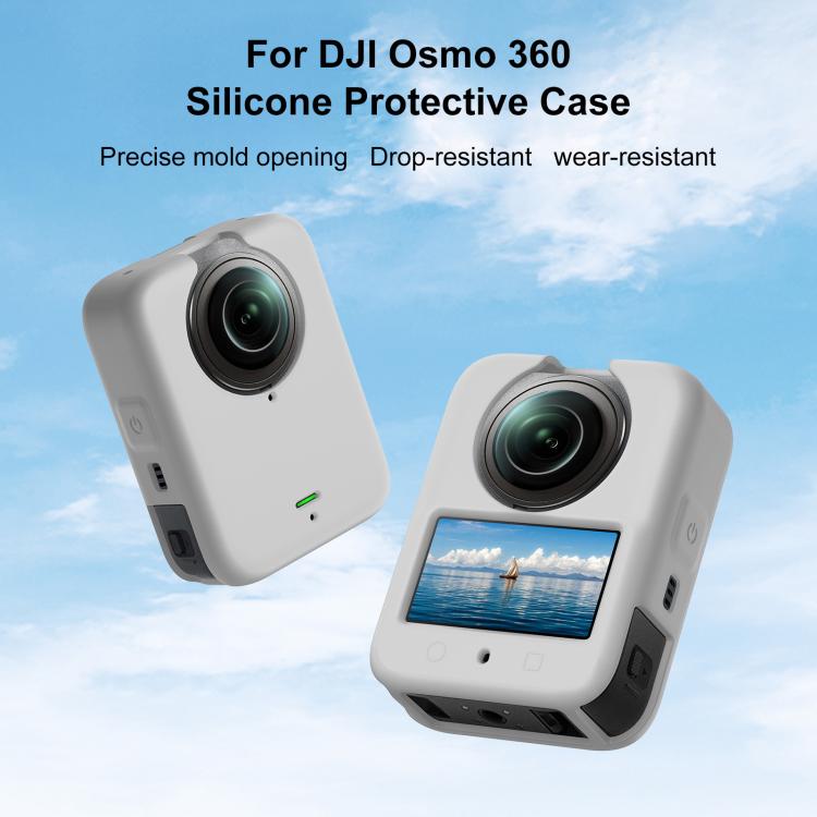 For DJI Osmo 360 PULUZ Silicone Body Protective Cover with Lens Cover