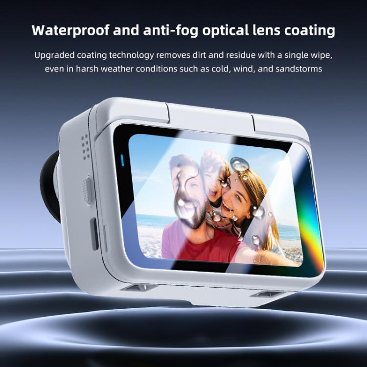 For Insta360 GO Ultra PULUZ 2 in 1 Screen + Lens Tempered Glass Film  - Transparent