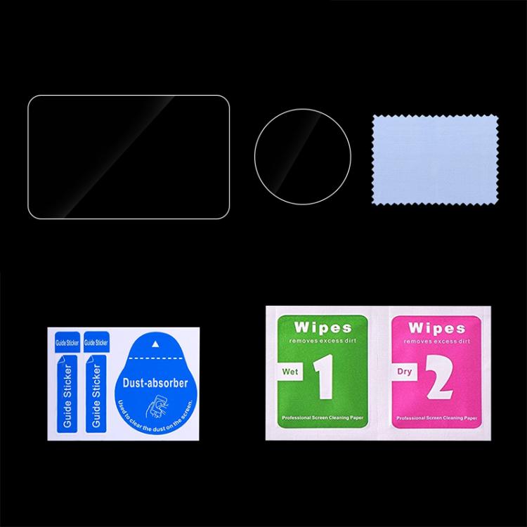 For Insta360 GO Ultra PULUZ 2 in 1 Screen + Lens Tempered Glass Film  - Transparent