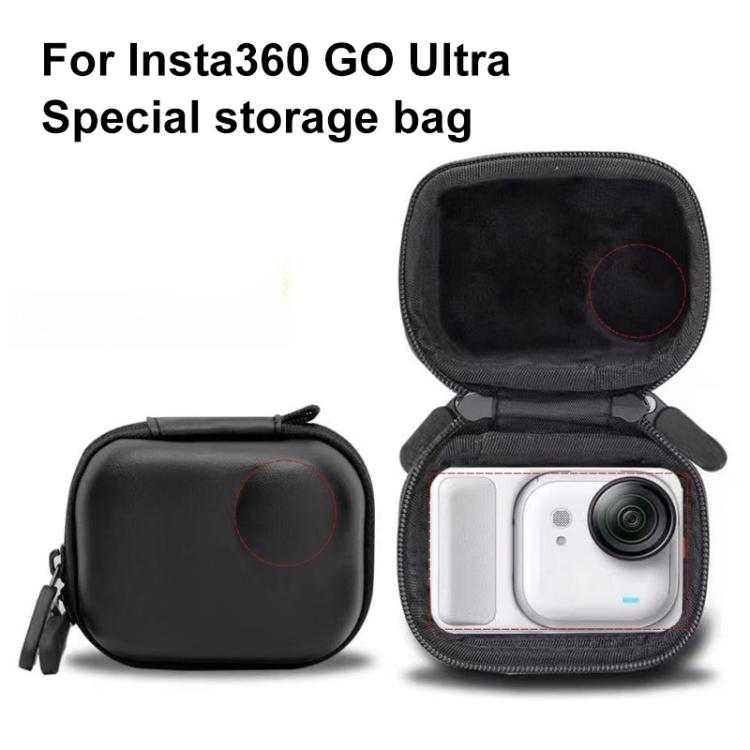 For Insta360 GO Ultra PULUZ Mini Portable Body EVA Storage Bag  - Black