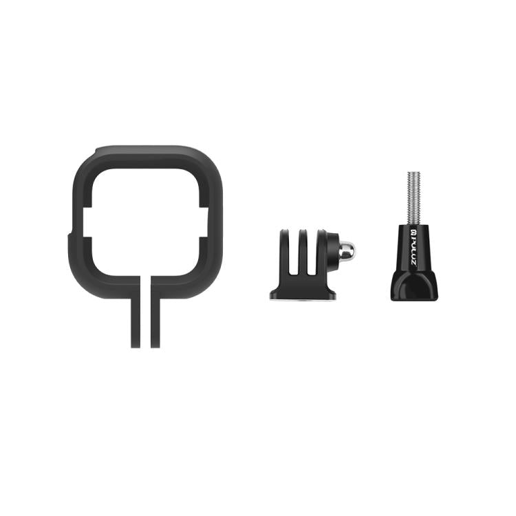 For Insta360 GO Ultra PULUZ PC Plastic Frame Adapter Base Mount  - Black