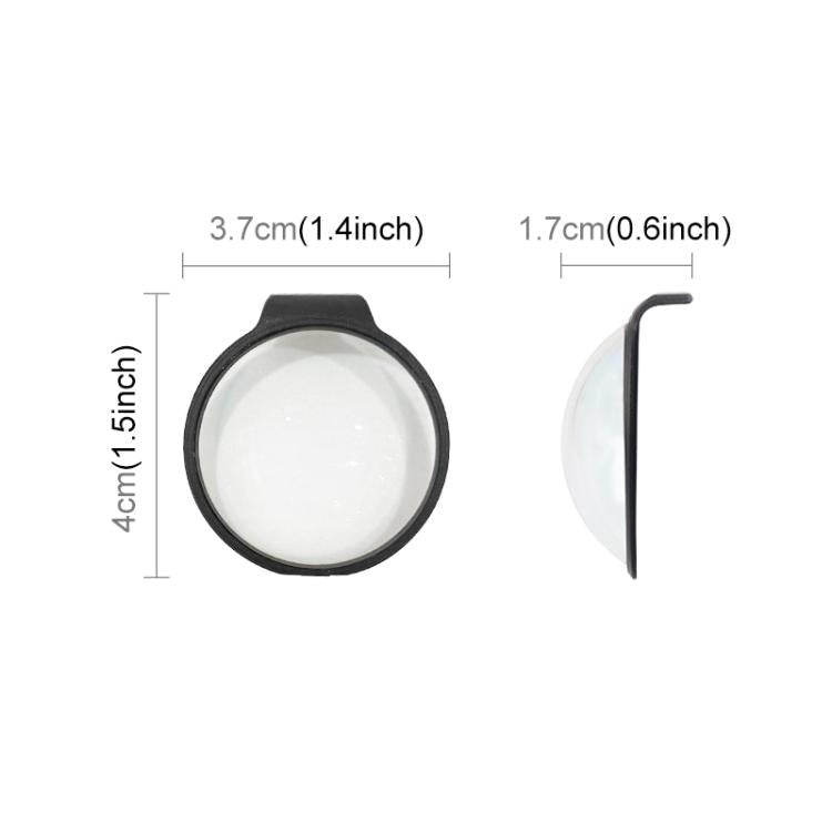 For DJI Osmo 360 PULUZ Optical Tempered Glass Cover Protective Lens Guard  - Black