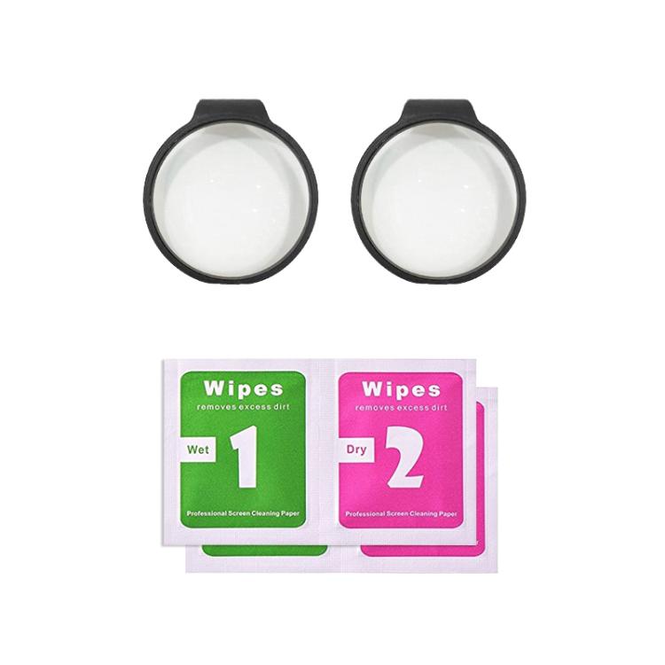 For DJI Osmo 360 PULUZ Optical Tempered Glass Cover Protective Lens Guard  - Black