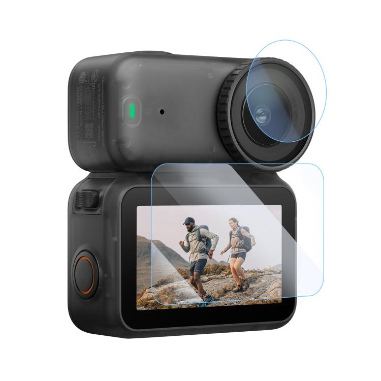 For DJI Osmo Nano PULUZ Tempered Glass Screen Film with Lens Hydrogel Film  - Transparent