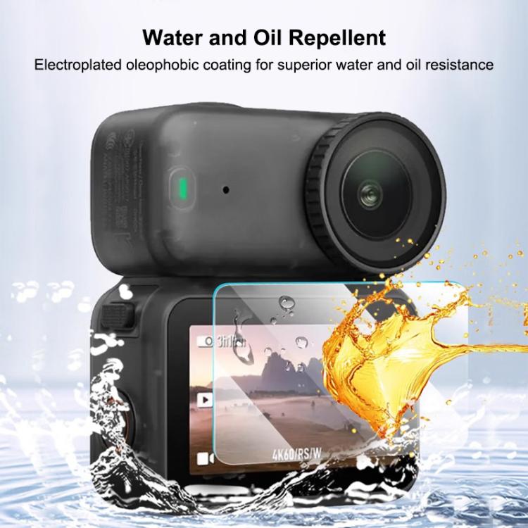 For DJI Osmo Nano PULUZ Tempered Glass Screen Film with Lens Hydrogel Film  - Transparent