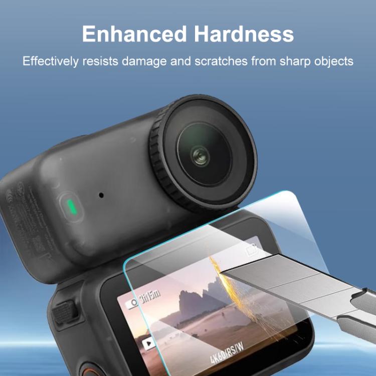 For DJI Osmo Nano PULUZ Tempered Glass Screen Film with Lens Hydrogel Film  - Transparent