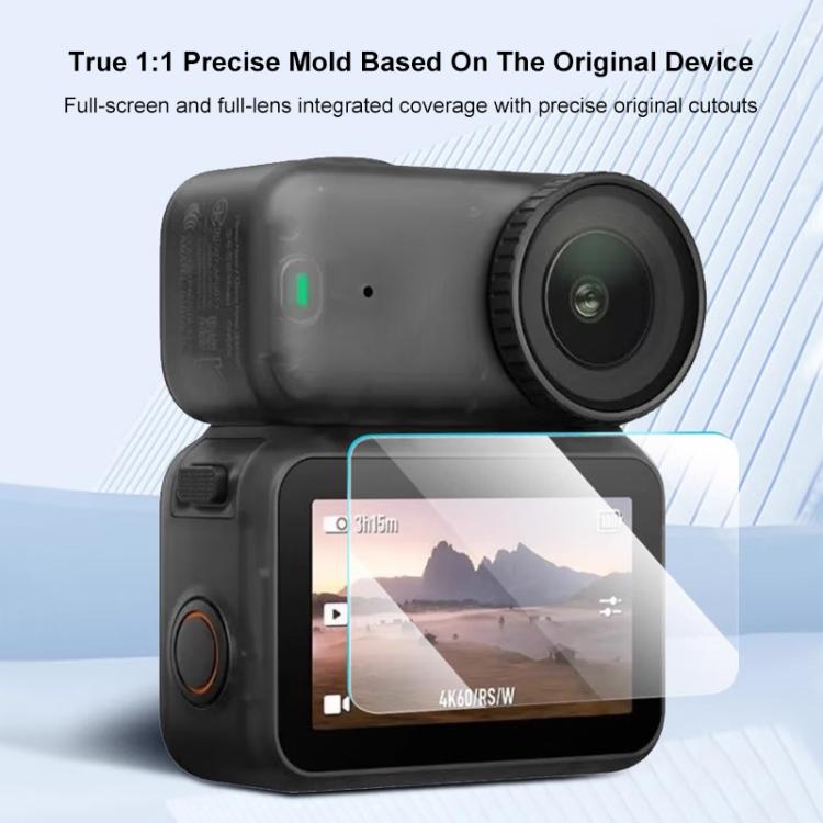 For DJI Osmo Nano PULUZ Tempered Glass Screen Film with Lens Hydrogel Film  - Transparent