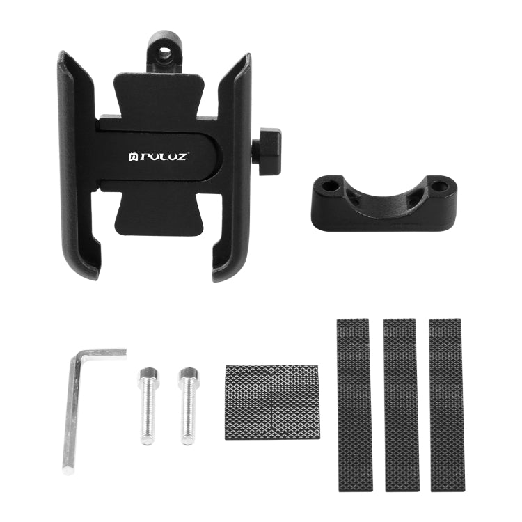 PULUZ Motorcycle Bicycle Handlebar Aluminum Alloy Phone Holder