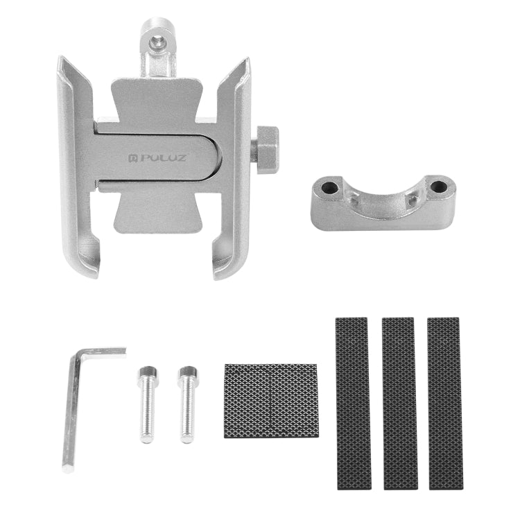 PULUZ Motorcycle Bicycle Handlebar Aluminum Alloy Phone Holder