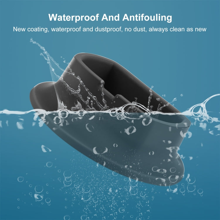 For Insta360 X4 PULUZ Silicone Dock Desktop Fixed Base Bracket  - Black
