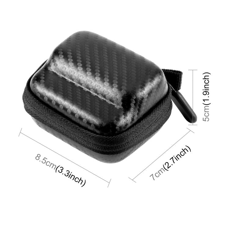 For Insta360 GO 3 / GO 3S PULUZ Mini Body Bag Portable Carbon Fiber EVA Storage Bag  - Black