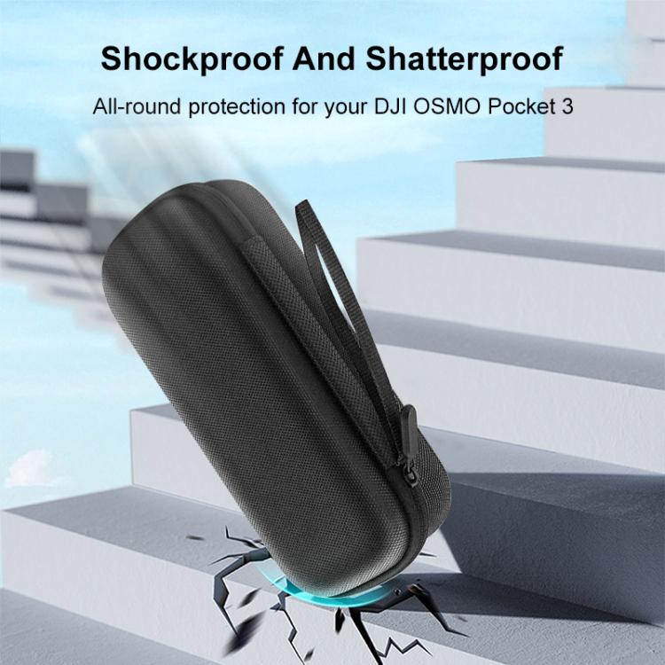 For DJI Osmo Pocket 3 PULUZ Mini Body Bag Portable Oxford Cloth Storage Bag  - Black