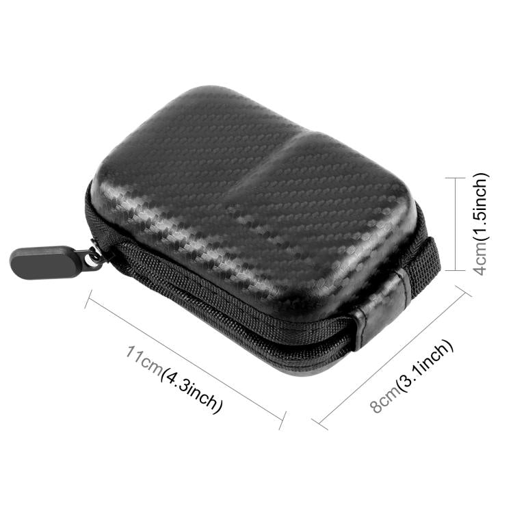 For DJI Osmo Action 6 / 5 Pro / 4 / 3 PULUZ Mini Body Bag Portable EVA Storage Bag  - Black