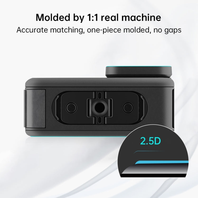 For GoPro HERO13 Black PULUZ 3 in 1 Lens and Front  Back Screen 9H 2.5D Tempered Glass Film  - Transparent