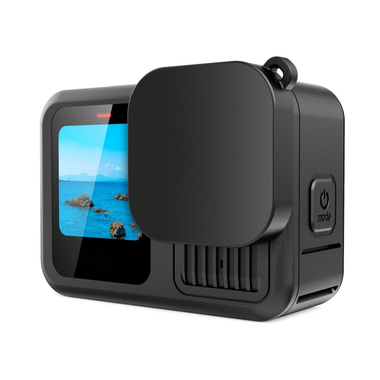For GoPro HERO13 Black PULUZ Soft TPU Rubber Scratch-resistant Camera Lens Protective Cap Cover  - Black