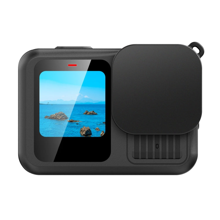 For GoPro HERO13 Black PULUZ Soft TPU Rubber Scratch-resistant Camera Lens Protective Cap Cover  - Black