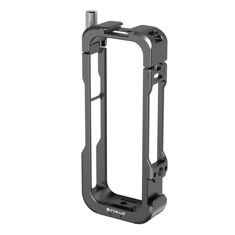 For Insta360 X4 PULUZ Metal Protective Cage Rig Housing Frame with Lens Cover  - Black