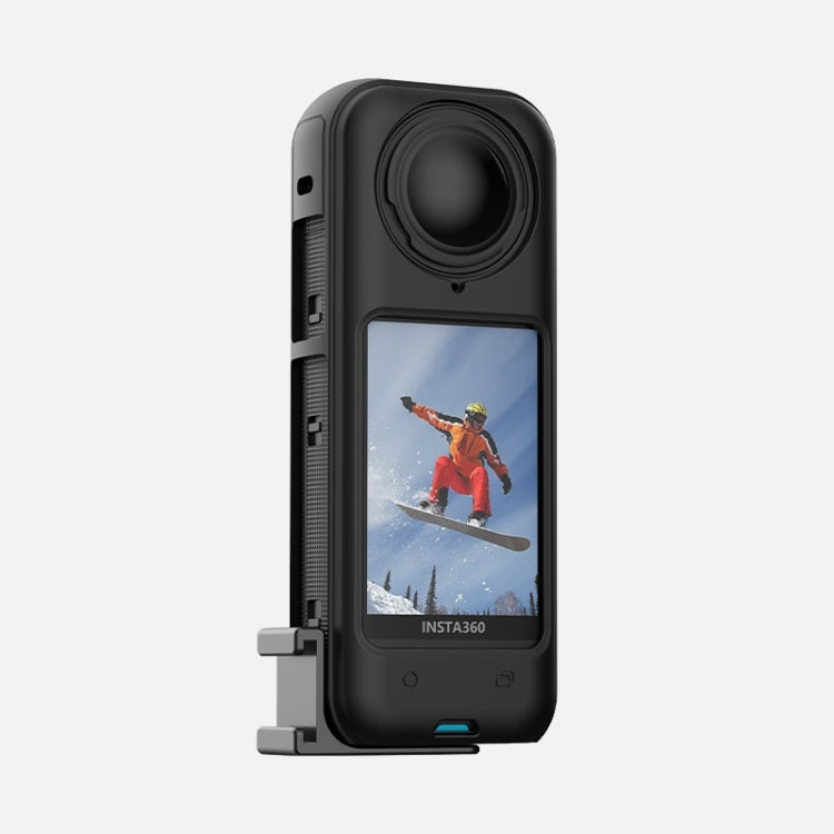 For Insta360 X5 / X4 / X3 / One X2 PULUZ Selfie Stick Cold Shoe Extension Bracket  - Black