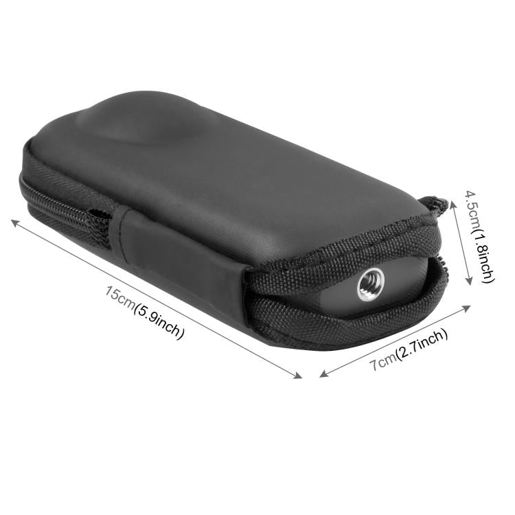 For Insta360 X4 / X5 PULUZ Camera Portable Case Box Storage Bag  - Black