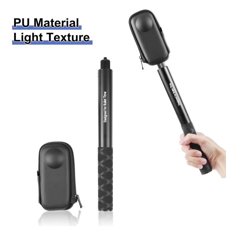 For Insta360 X4 / X5 PULUZ Camera Portable Case Box Storage Bag  - Black