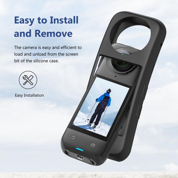 For Insta360 X4 PULUZ Full Body Dust-proof Silicone Protective Case