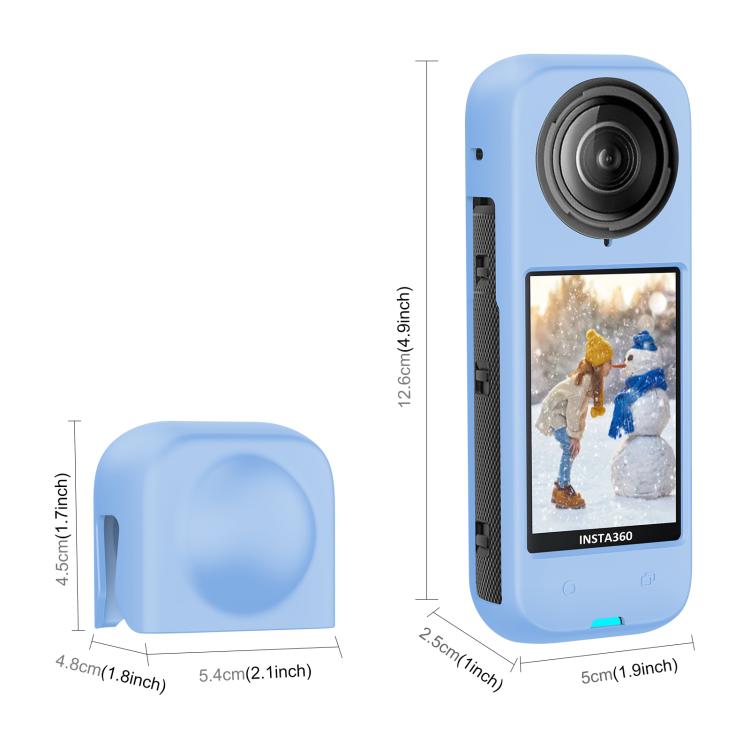 For Insta360 X4 PULUZ Full Body Dust-proof Silicone Protective Case