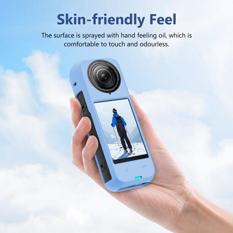 For Insta360 X4 PULUZ Full Body Dust-proof Silicone Protective Case