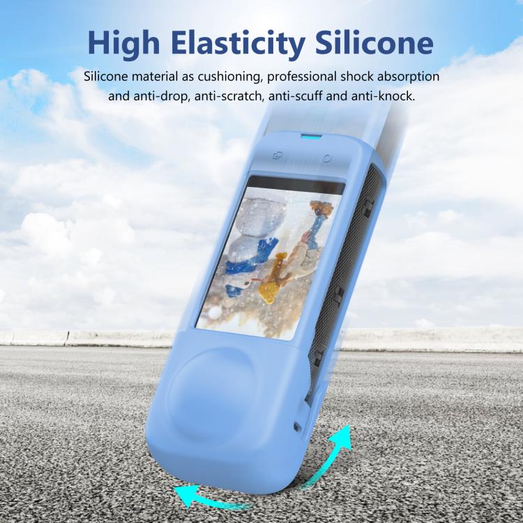 For Insta360 X4 PULUZ Full Body Dust-proof Silicone Protective Case