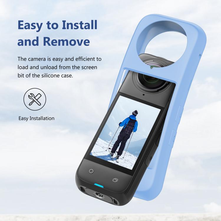 For Insta360 X4 PULUZ Full Body Dust-proof Silicone Protective Case