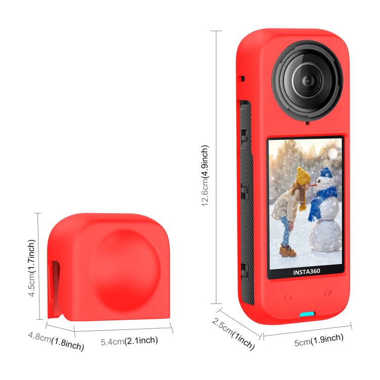 For Insta360 X4 PULUZ Full Body Dust-proof Silicone Protective Case