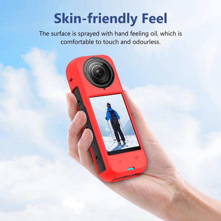 For Insta360 X4 PULUZ Full Body Dust-proof Silicone Protective Case