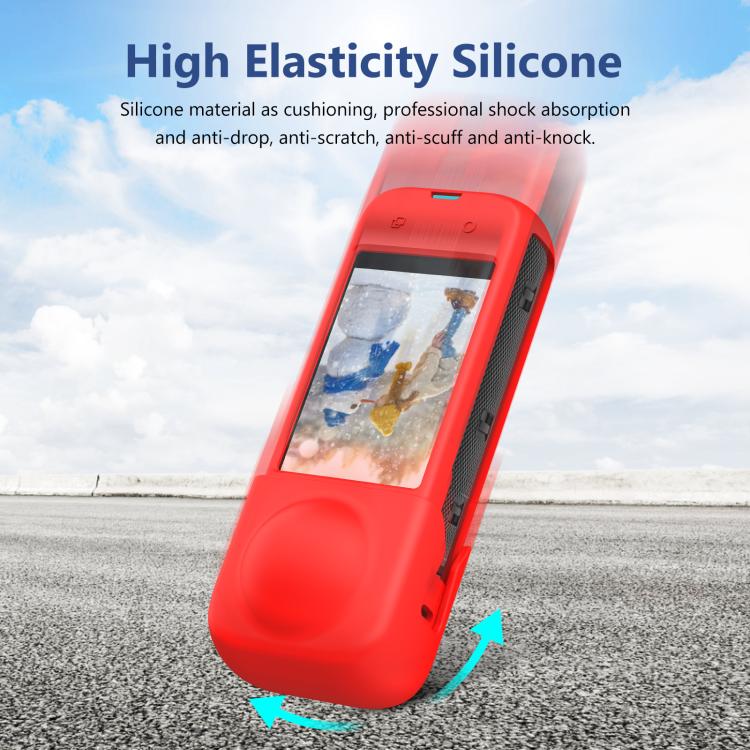 For Insta360 X4 PULUZ Full Body Dust-proof Silicone Protective Case